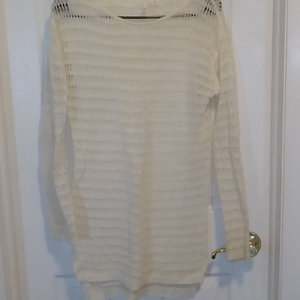 Cream Tunic Sweater